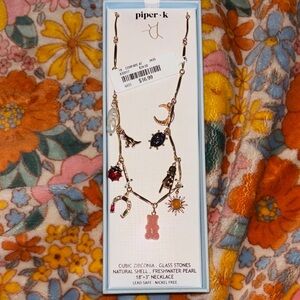 Piper k Colorful Charm Necklace